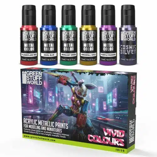 Vivid Metallic Paints Set