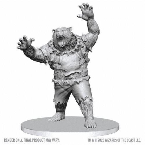 Werebear - Unpainted D&D Miniatures