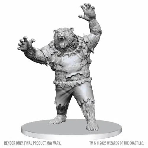 Werebear - Unpainted D&D Miniatures