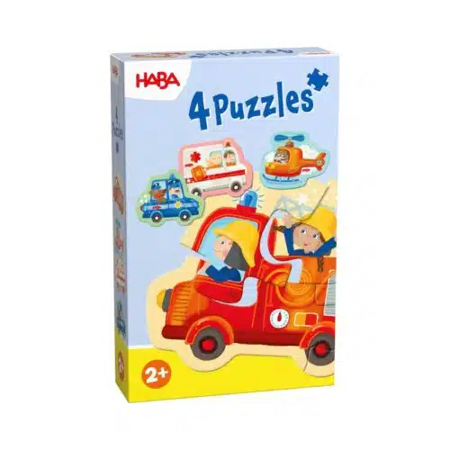 4 eerste puzzels - Hulpvoertuigen
