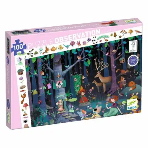 Betoverd bos - 100 stukken - Observatie Puzzel