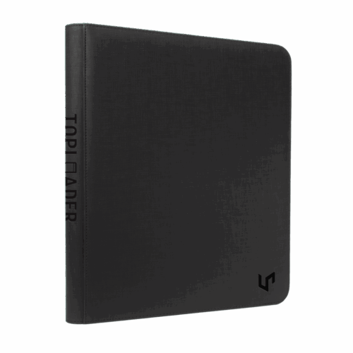 Black - Toploader Zippered 9-Pocket Window Premium Pro-Binder