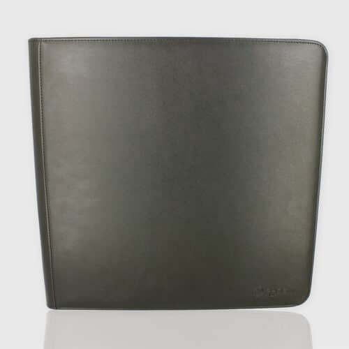 Black - Zipped 12-Pocket Deluxe Toploader Binder