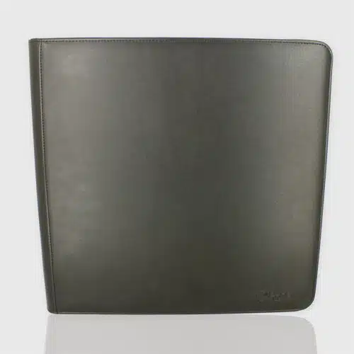 Black - Zipped 12-Pocket Deluxe Toploader Binder