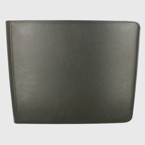 Black - Zipped 15-Pocket Deluxe Toploader Binder