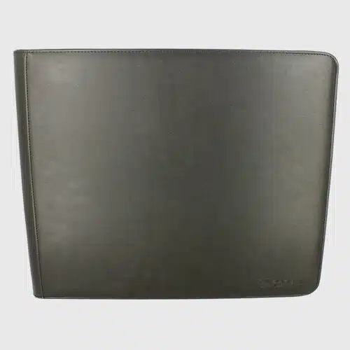 Black - Zipped 15-Pocket Deluxe Toploader Binder