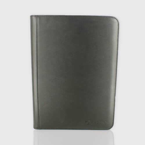 Black - Zipped 9-Pocket Deluxe Toploader Binder