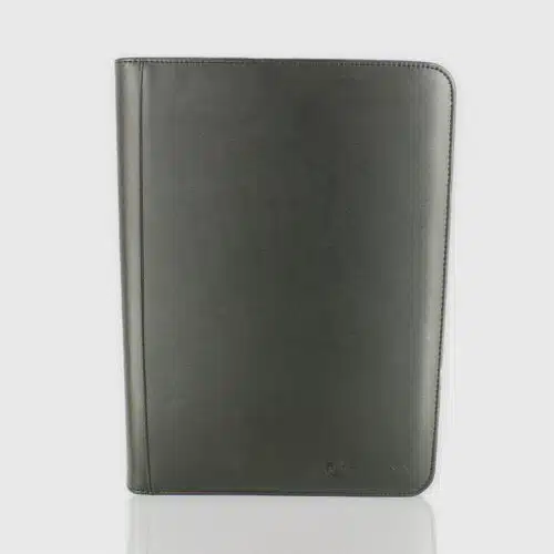 Black - Zipped 9-Pocket Deluxe Toploader Binder