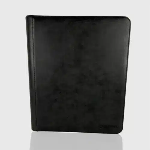 Black - Zipped 9-Pocket Elite Toploader Binder