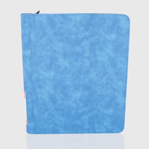 Blue - Zipped 9-Pocket Elite Toploader Binder