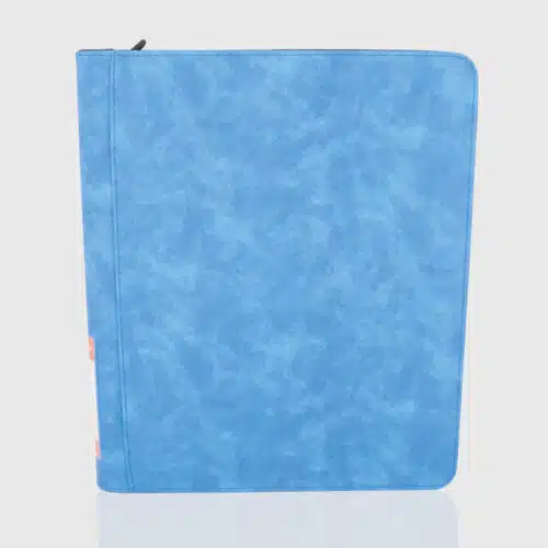 Blue - Zipped 9-Pocket Elite Toploader Binder