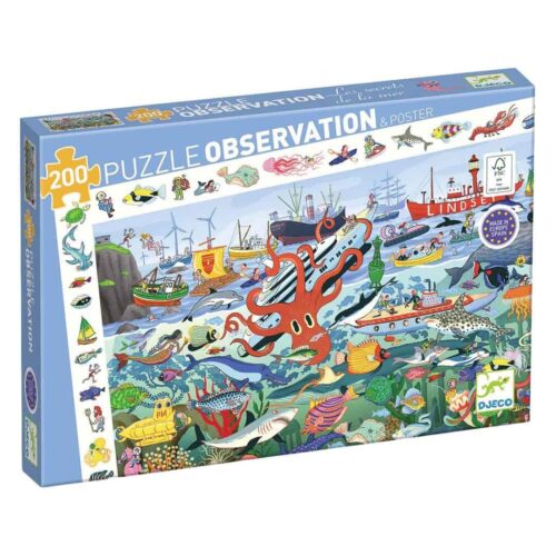 De geheimen van de zee - 200 stukken - Observatie Puzzel