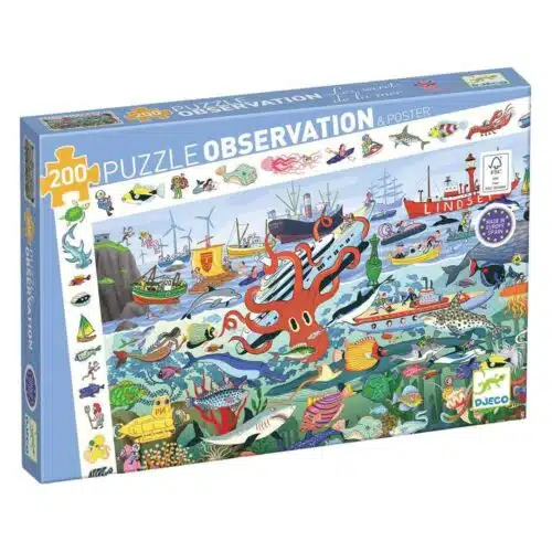 De geheimen van de zee - 200 stukken - Observatie Puzzel