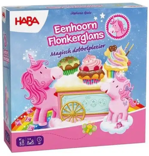 Eenhoorn Flonkerglans - Magisch dobbelplezier