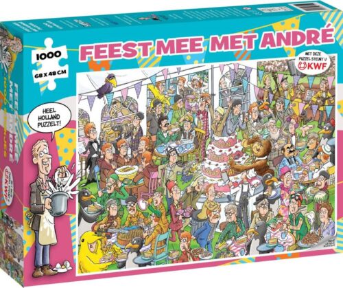 Feest Mee Met André - 1000 stukken Puzzel
