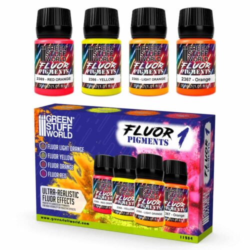 Fluor pigments Set Nr. 1 - 30ml