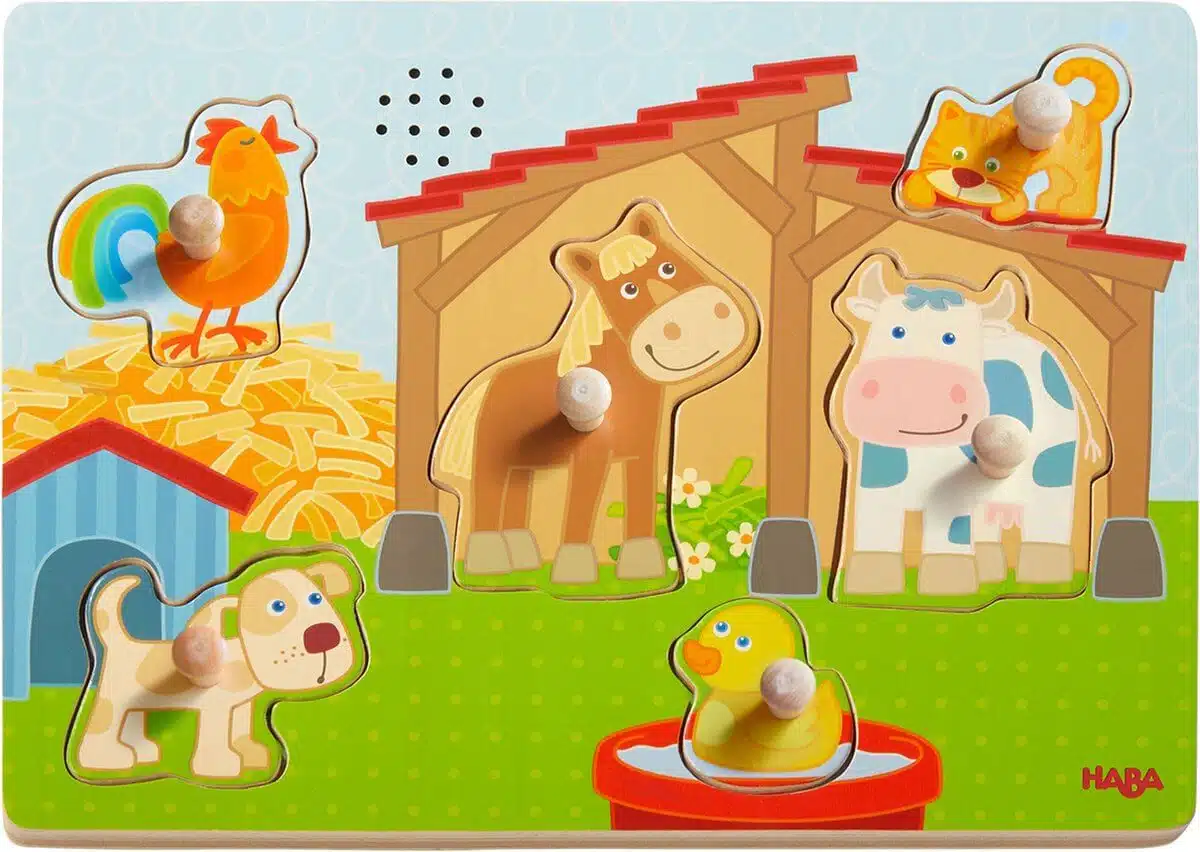 Geluidenpuzzel Op de boerderij