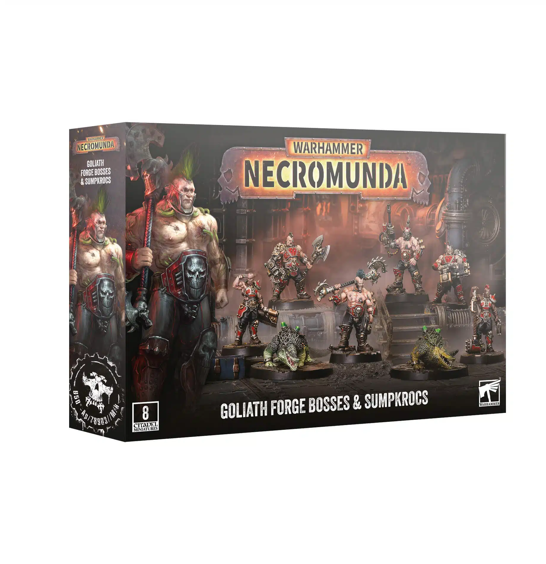 Goliath Forge Bosses & Sumpkrocs - Necromunda