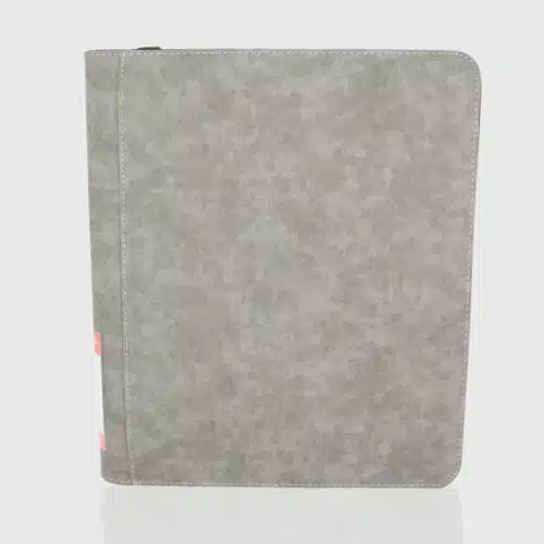 Grey - Zipped 9-Pocket Elite Toploader Binder