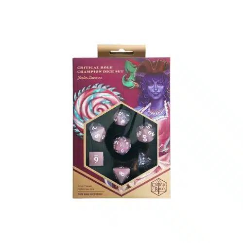 Jester Lavorre - Critical Role Champion Dice Set