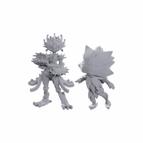 Lotus Leshy and Flytrap Leshy - Unpainted D&D Miniatures