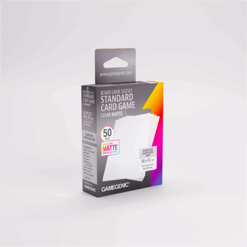 Matte Standard Sleeves - Gray 64x89 mm - 50 stuks