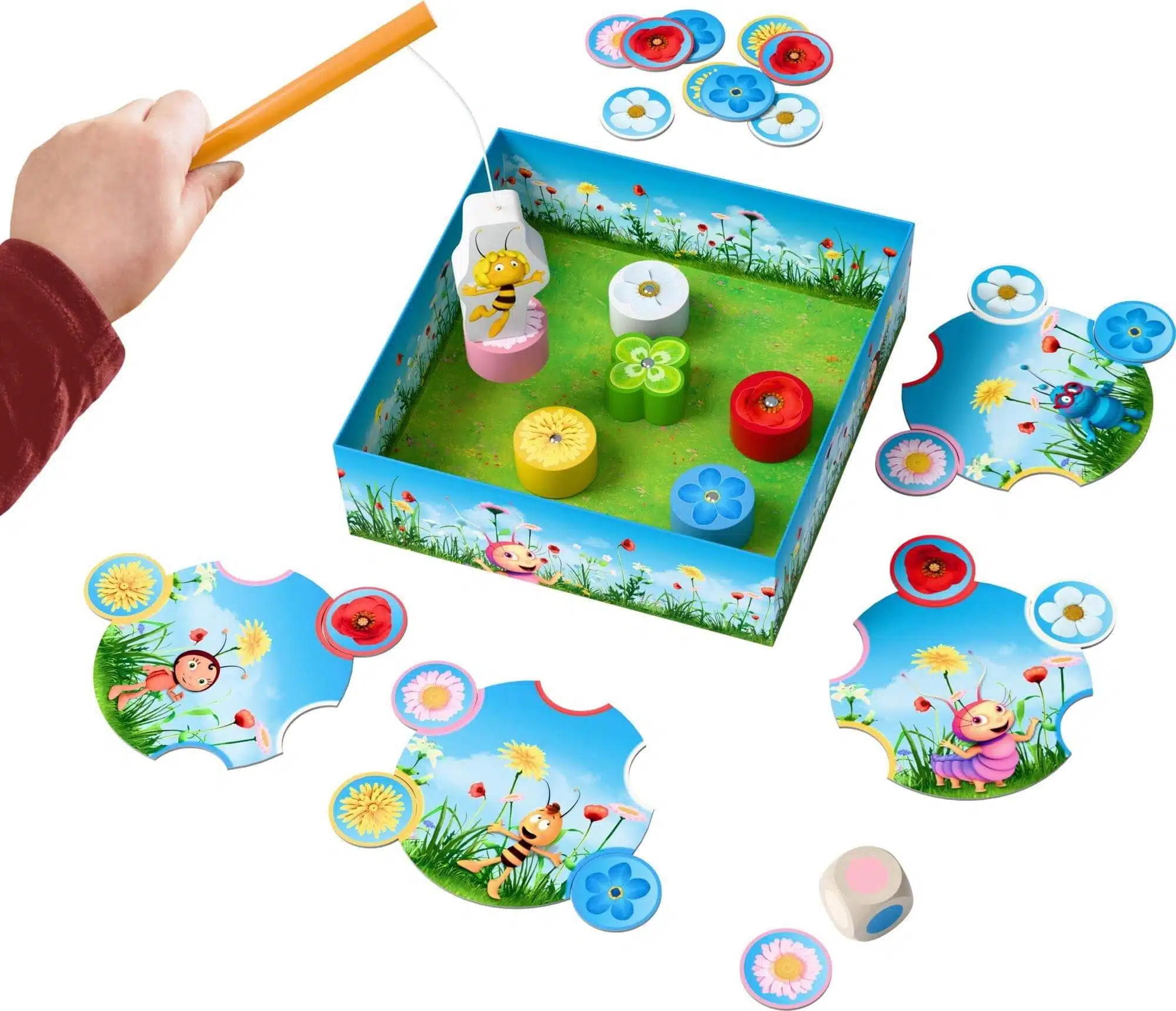 Mijn eerste spellen - Maya de Bij Bloemen hengelen