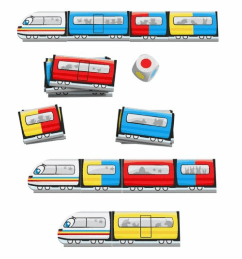 Mijn eerste spellen to go - Kleurentrein / Color Express