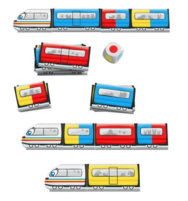 Mijn eerste spellen to go - Kleurentrein / Color Express