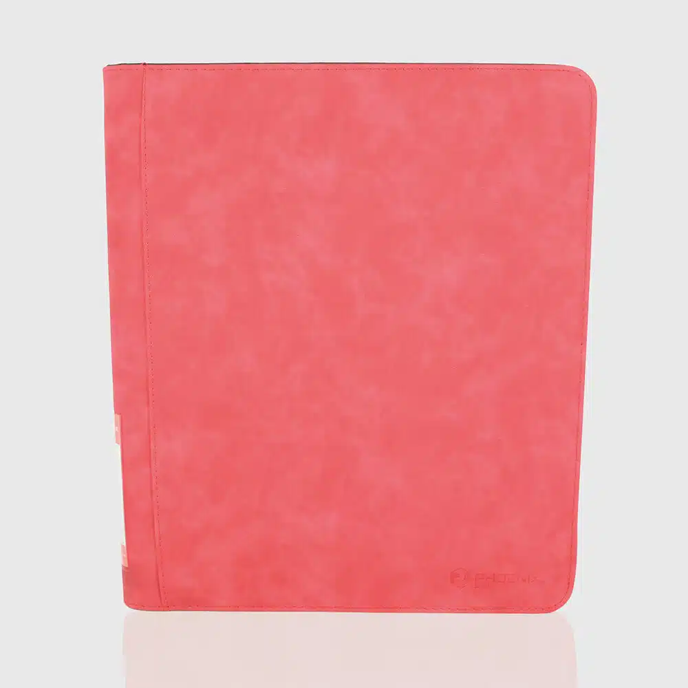 Red - Zipped 9-Pocket Elite Toploader Binder