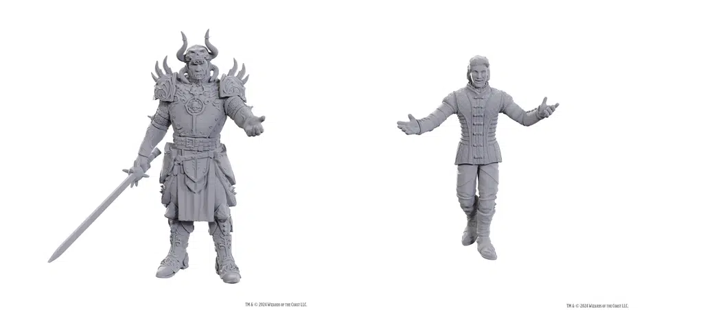Sarevok Anchev & Raphael - Unpainted D&D Miniatures Special Edition Baldur's Gate 3