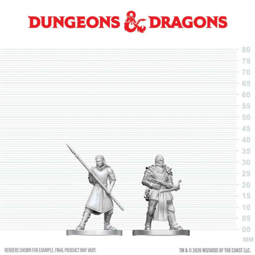 Town Guards - Unpainted D&D Miniatures