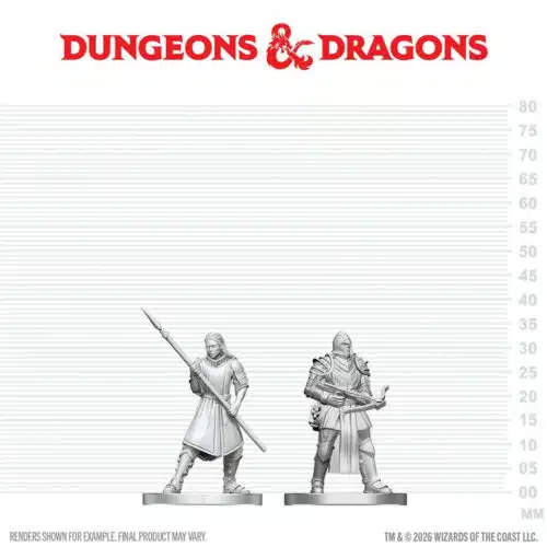 Town Guards - Unpainted D&D Miniatures