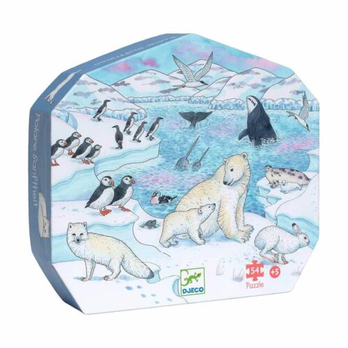 Zachte poolwereld - 54 stukken Silhouette Puzzel