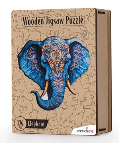 Elephant - Wooden Jigsaw Puzzle