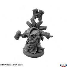 Ivar, Dwarf Priest - Unpainted Miniature