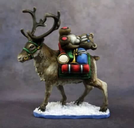 Pack Reindeer - Unpainted Metal Miniature TEST