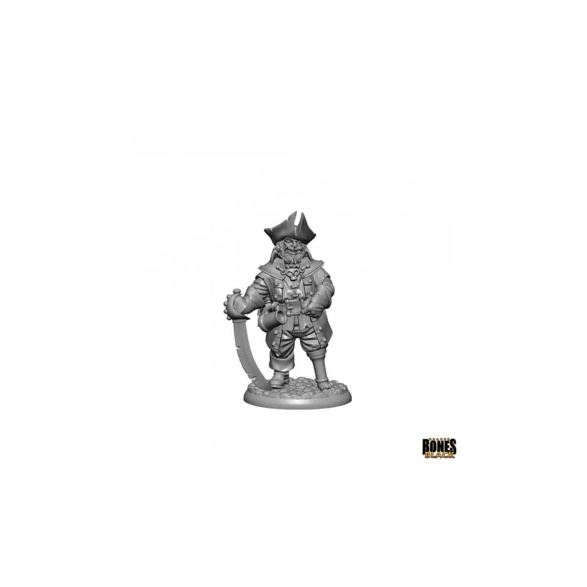 Stane Blackbrig, Ghost Pirate - Unpainted Miniature